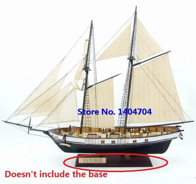 NIDALE модель Масштаб 1/130 деревянный комплект модели корабля Харви 1847 деревянный корабль модель и компонент для улучшения наборы