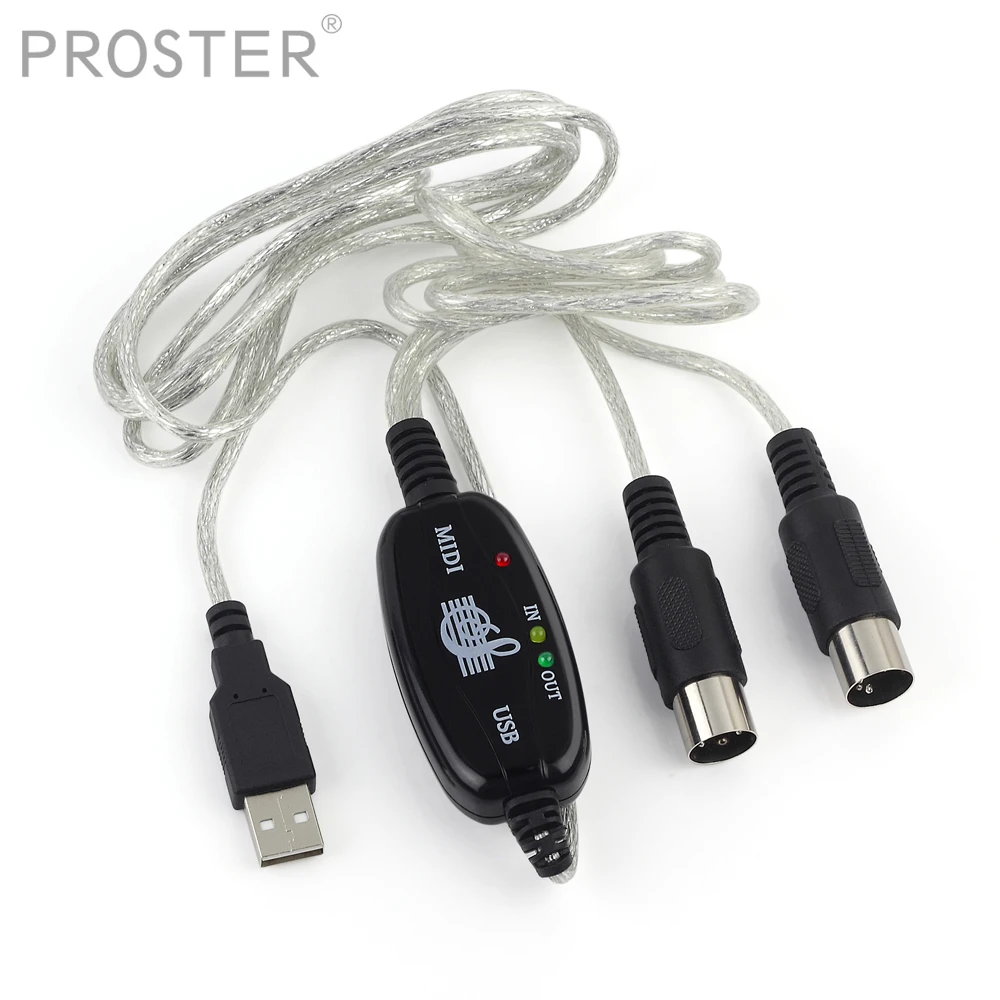Кабель адаптер USB MIDI для ноутбука 6 футов 2 м|Кабели USB| |