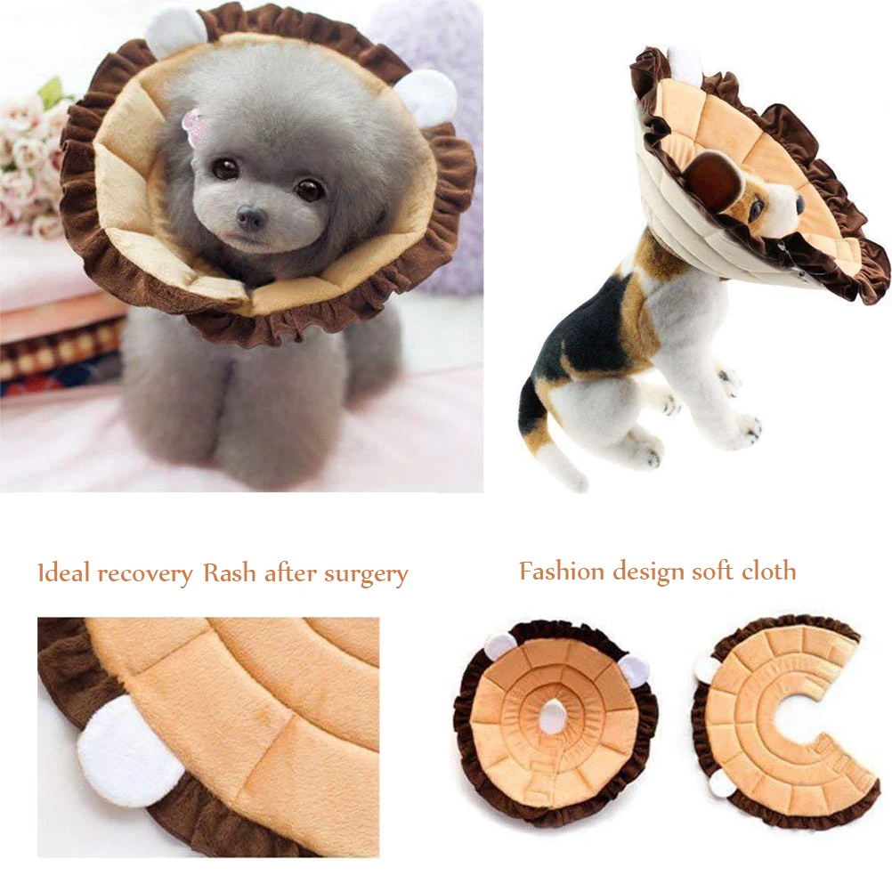 1 шт. милый защитный ошейник для кошек и собак защиты от укусов щенков|Ошейники