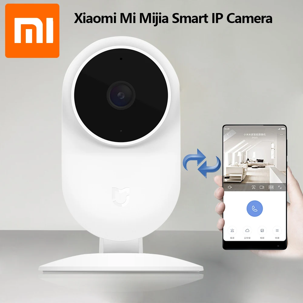 Xiaomi Mi jia 1080p IP камера 130 градусов FOV ночное видение 2 4 ГГц детектор домашний