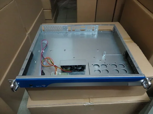Серверный корпус 1U380 мм rackmount IPC промышленный сетевой экран компьютерный чехол |