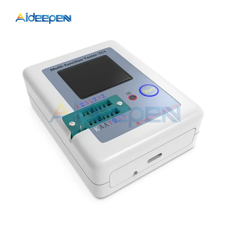 LCR-TC1 LCR TC1 красочный дисплей Многофункциональный TFT подсветка транзистора тестер для диода Триод конденсатор резистор