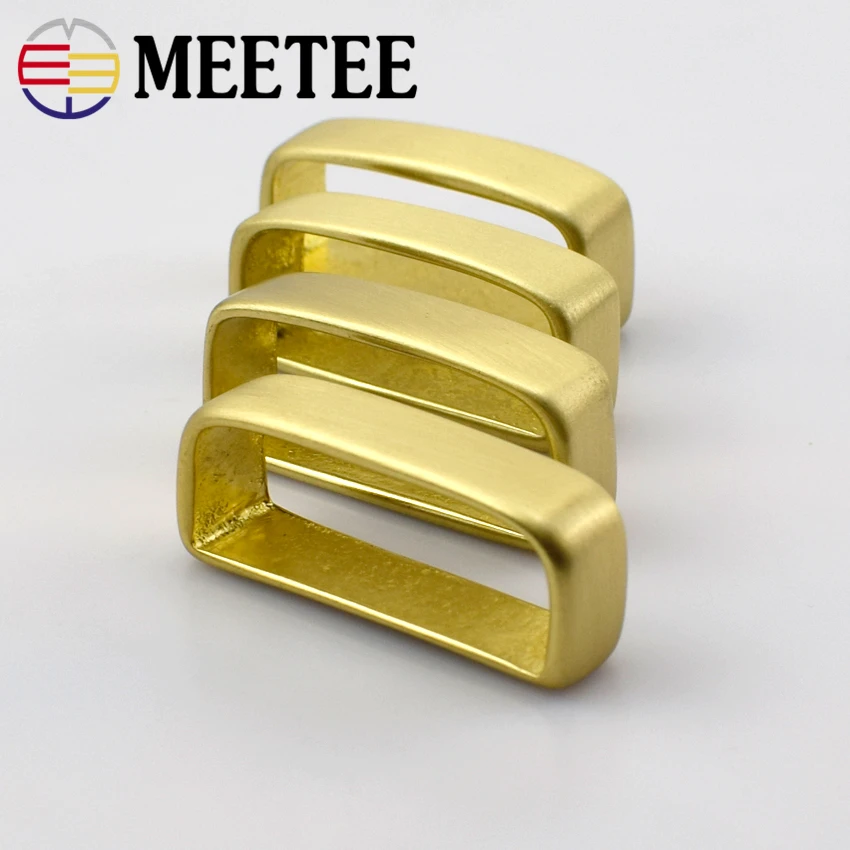 2 шт. Meetee 30 мм 35 40 пряжка для ремня из чистой меди латунная аксессуары сделай сам
