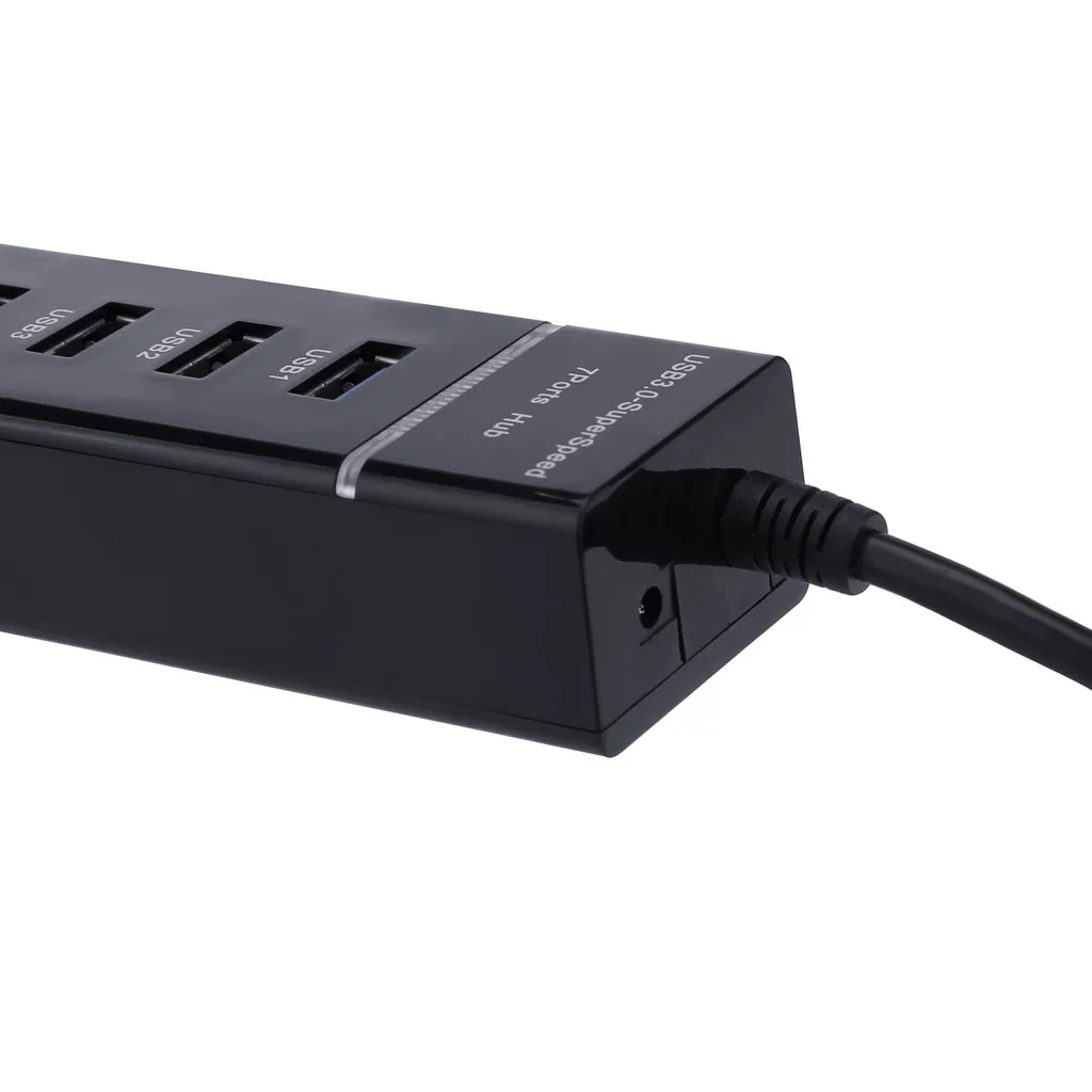 USB концентратор CARPRIE 7 портов 5 Гбит/с со светодиодной индикацией|USB-хабы| |