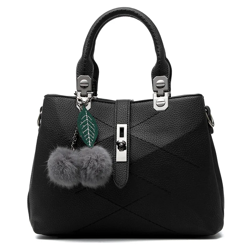 YONGBONG Women's Stripped Handbags Women Totes Shoulder Bag Metallic Big Bolsas Femininas Retro PU Leather | Багаж и сумки