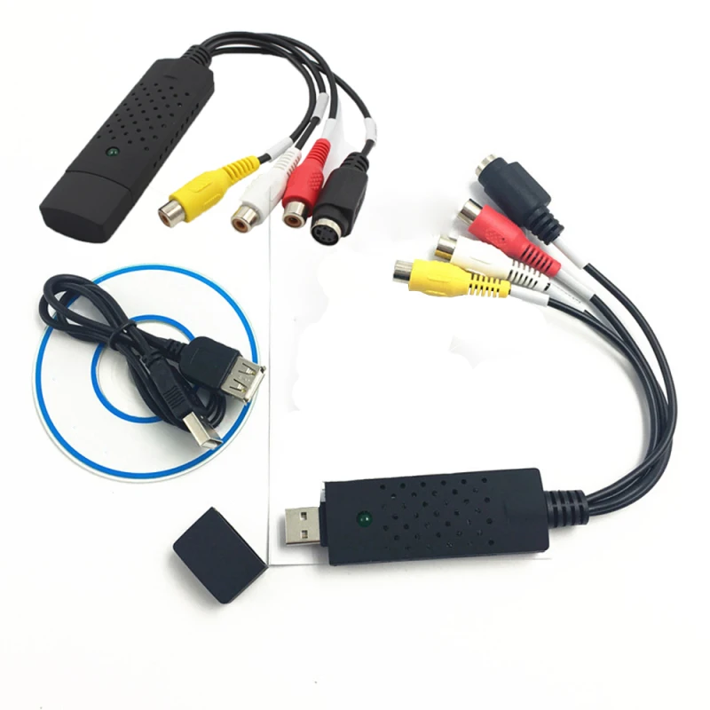 Высокое качество Портативный USB EasyCAP 2,0 аудио видео захвата карты адаптер VHS к DVD видео захвата конвертер для Win7/8/XP/Vista