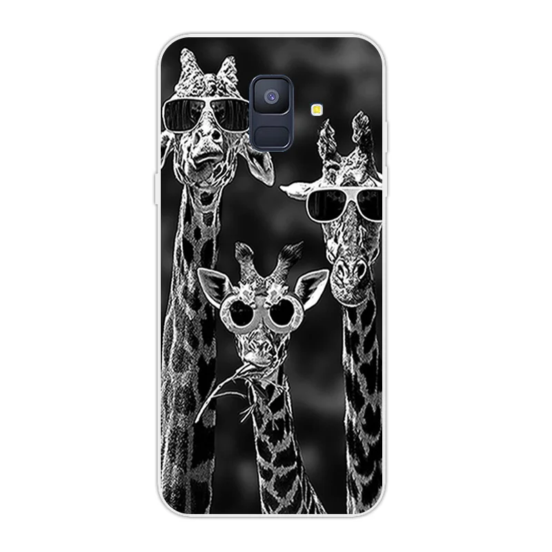 33 Полный протектор мобильного телефона для samsung A600G Прозрачный чехол для Galaxy SM-A600FN, A600FN Модный милый силиконовый чехол с принтом - Цвет: 33
