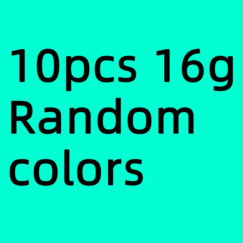 10pcs 16g Random 10 шт. приманка для рыбалки жесткая Базз флэш-приманки блесна ложка Поворотная басовая Щука быстрый поиск длинные литые приманки - Цвет: 10pcs 16g Random