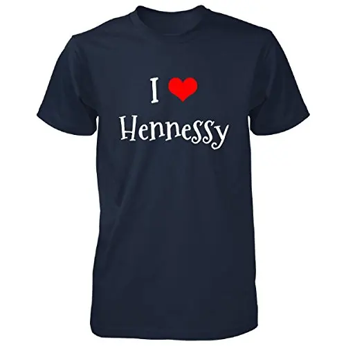 Gildan Человек футболка я люблю Хеннесси. Мужская футболка|men t-shirt|t-shirt mentshirt unisex |