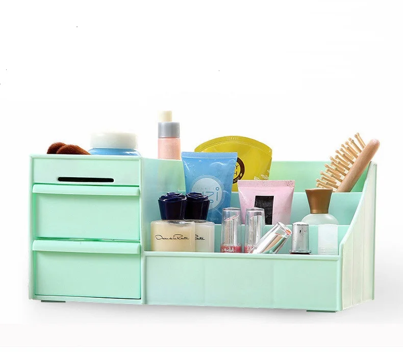 1 шт. многоярусная пластиковая коробка Настольный ящик для хранения