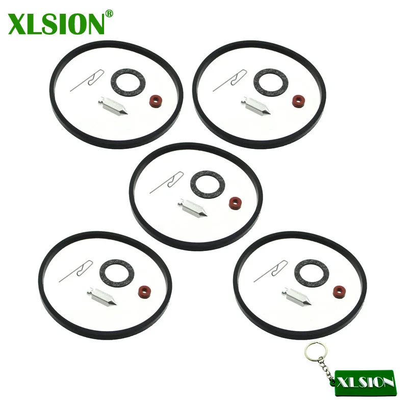 XLSION 5x карбюратор игольчатая чаша Сиденья Комплект уплотнений для Tecumseh 631021 631021A