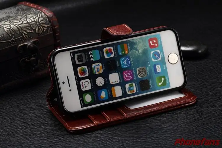 Чехол Thouport для Apple iphone 4 S чехол Ретро кожаный флип бумажник подставка держатель