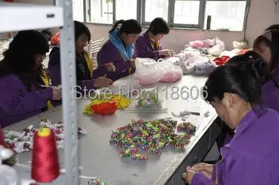 200 шт. Малый бутик лента hairbow 6 см сделанные 9 мм Grosgrain ленты
