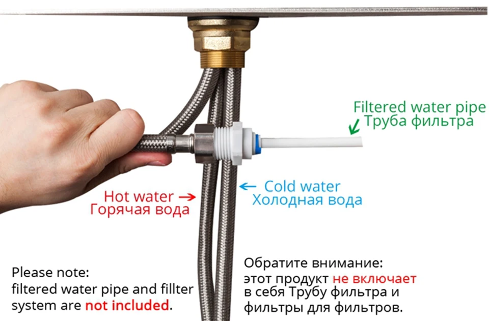Frap chrome Кухня Раковина кран 360 градусов вращения с очистки воды особенности три способа горячей и холодной воды смеситель F4352