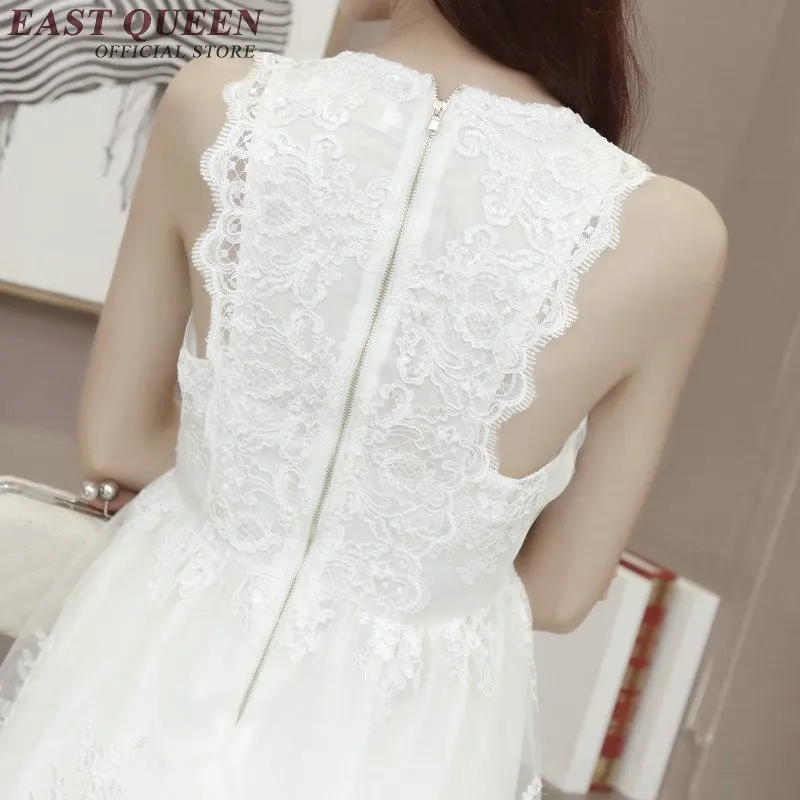 

sweet style white lace sundress Sleeveless crochet summer sundresses for woman cute summer sundresses KK381 Q