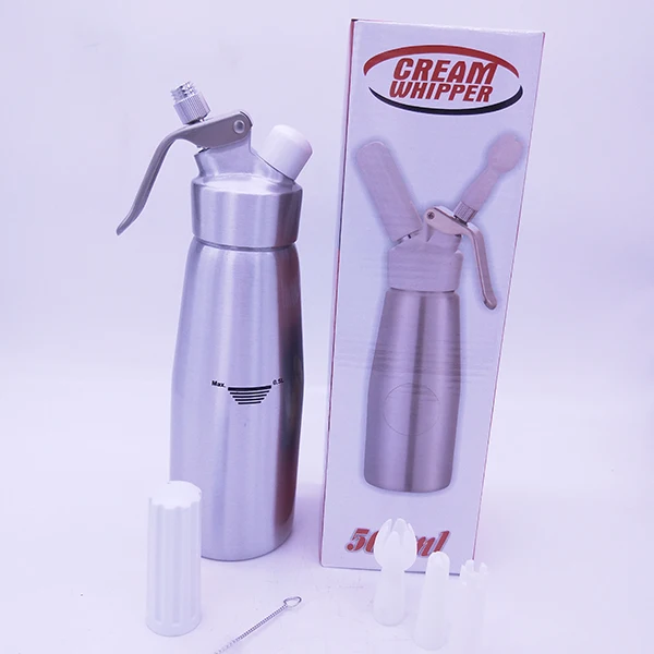 Высококачественный Алюминиевый кремовый взбиватель 500 мл с металлической