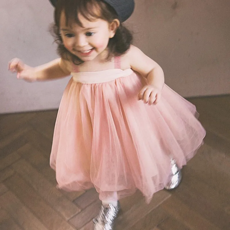 Пряжа платье принцессы с юбкой-пачкой Свадебная вечеринка Vestido Infantil Новые Летние
