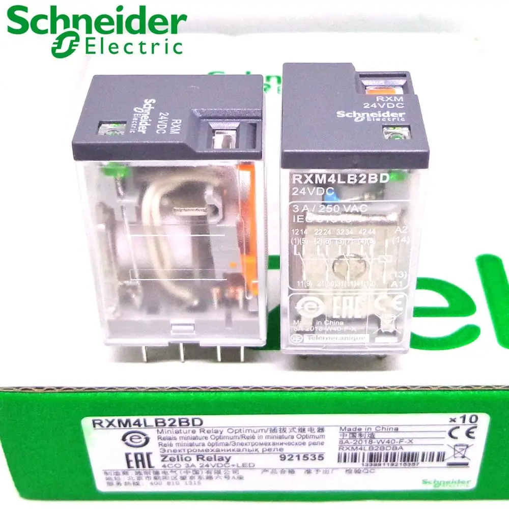 Реле Schneider RXM4LB2BD RXM4LB2P7 RXM4LB2F7 RXZE1M4C 4CO 3A 24VDC 230VAC 120VAC совершенно новое и оригинальное