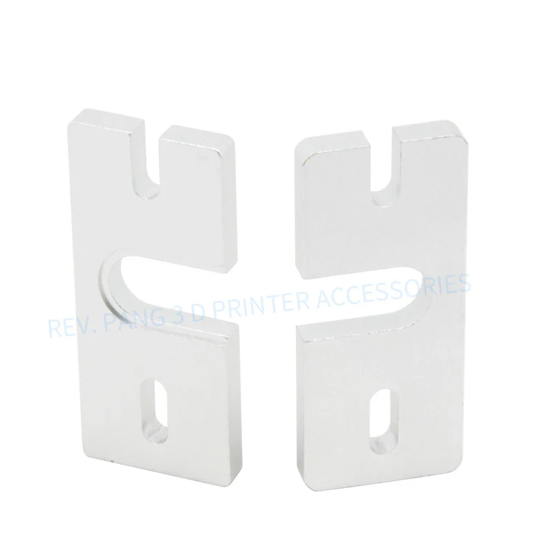 2 шт. прямоугольные алюминиевые пластины для 3D-принтера Reprap Kossel E3DV5/V6 | Компьютеры