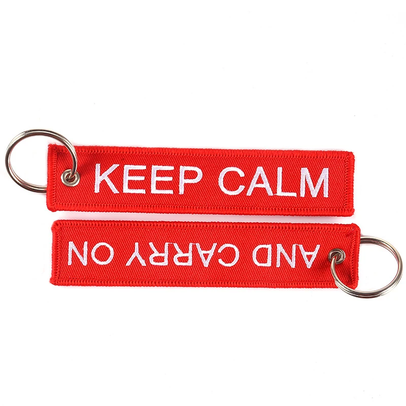 Doreen Box надпись &quotKeep Calm / Stay Cool&quot бирки в стиле хип хоп рок брелок кольцо для ключей