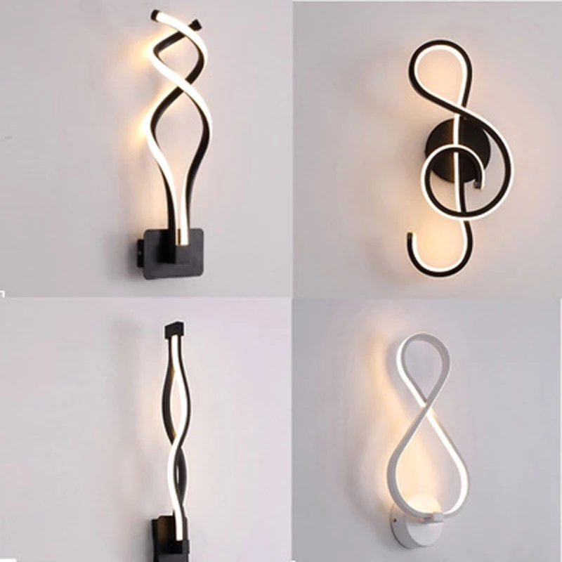 Современный минимасветодио дный листичный светодиодный настенный светильник