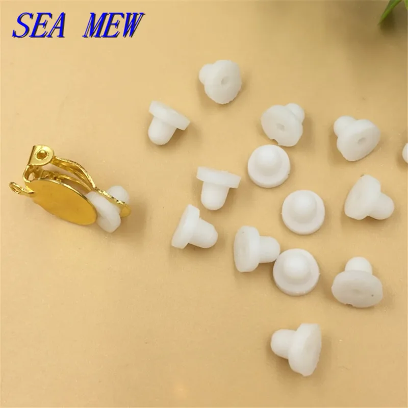 1000 шт. силиконовые зажимы для сережек 6 5 мм|for earrings|earring padsclip earring pads |