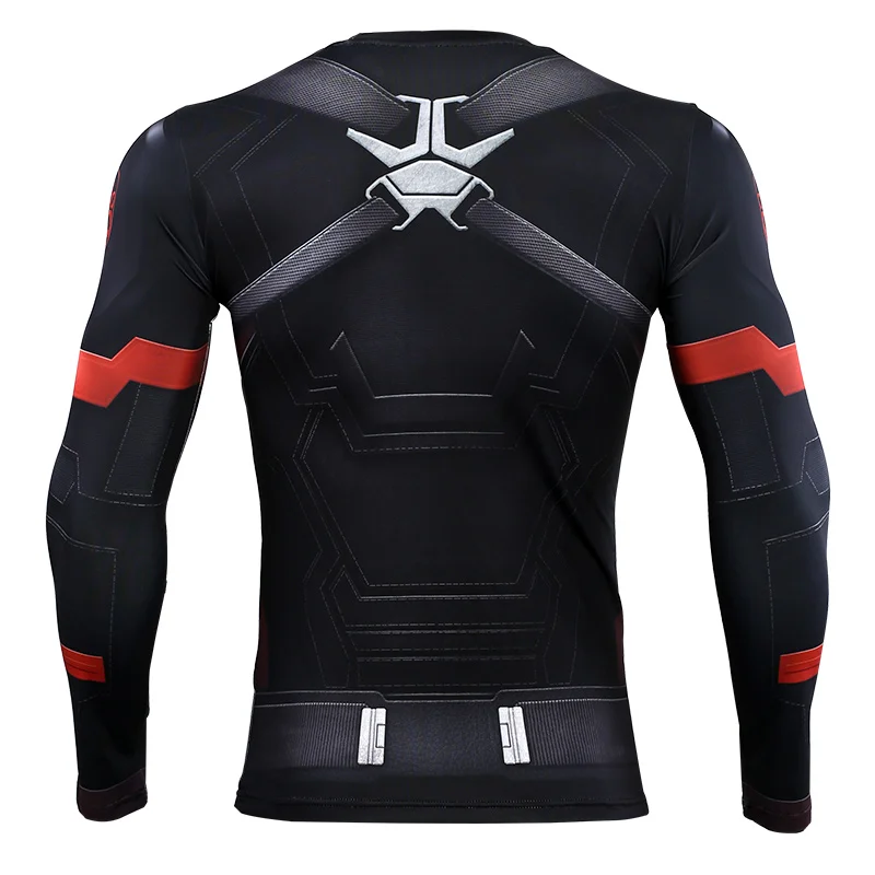 Гидра Капитан Америка 3D печатных футболки для мужчин Мстители 4 Endgame Quantum War