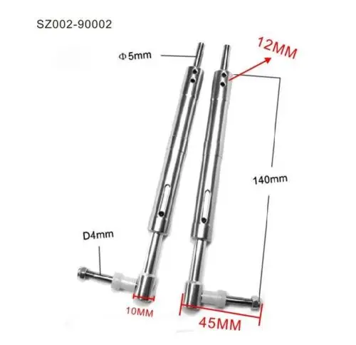 

SZ002-90002 Anti-Vibration Landing Gears for 4-6 KG RC Fixed Wing airplane 5xD4mmx140mm