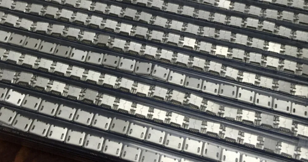 Гнездовой разъем micro USB 5pin SMD 10 шт. короткий игольчатый медный корпус порт для