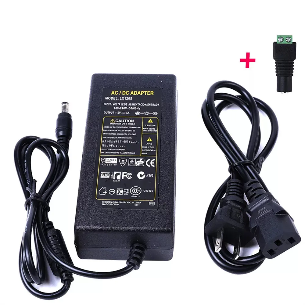DC 12 В 3A 4A 5A 6A 10A источник питания AC в DC адаптер светодиодный трансформатор для 3528 5050 5630 гибкий светодиодный светильник лампа+ контроллер