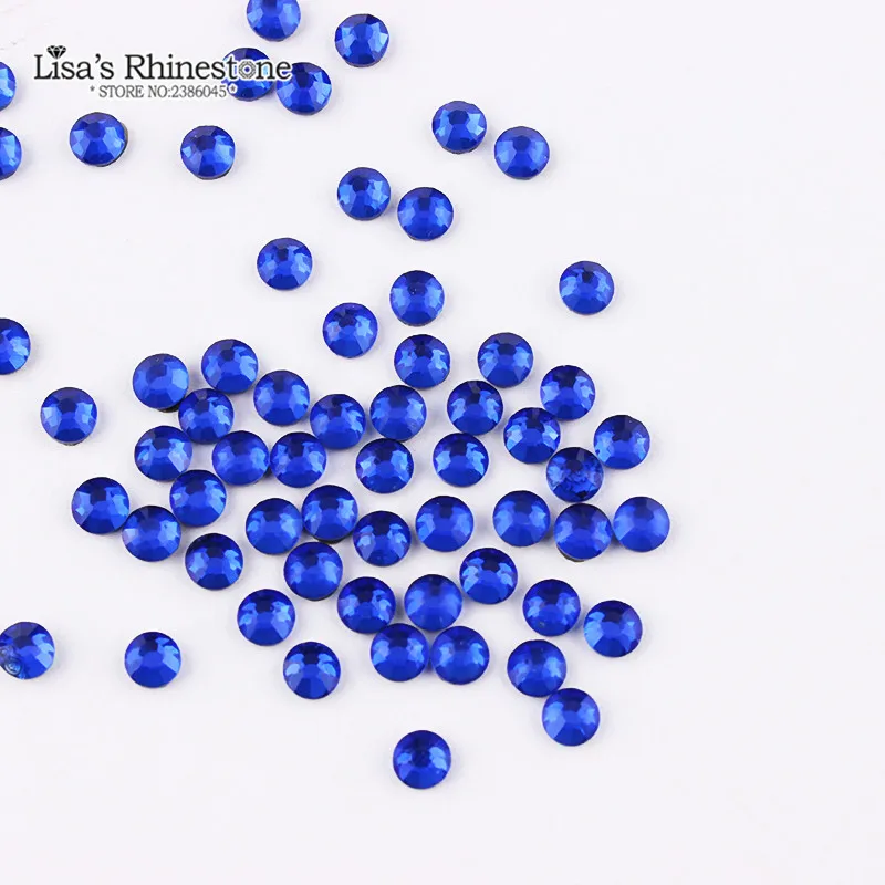 Sapphire DMC стразы для горячей фиксации ss6 ss10 ss16 ss20 ss30 блестящее стекло платья Сделай
