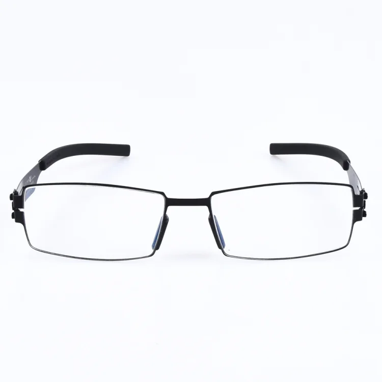 Black frame Легкий безвинтовое очки Для мужчин очки оптические очки кадр Для мужчин с поляризованные очки клип на oculos-де-грау - Цвет оправы: Black frame