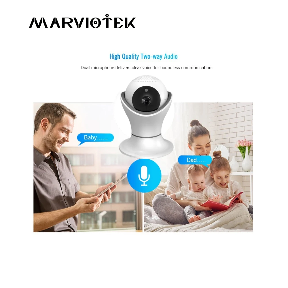 Детский монитор wifi домашняя ip камера безопасности сетевая Wi Fi видеонаблюдение