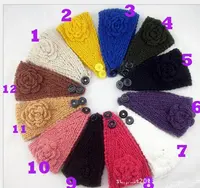 2013  Knit Flower Crochet Headwrap Headband women / baby /headwear winter headband ear band hair accessory 100pcs