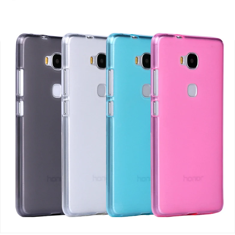 Мягкий силиконовый чехол из ТПУ для Huawei Honor 5C Противоскользящий гибкий гелевый
