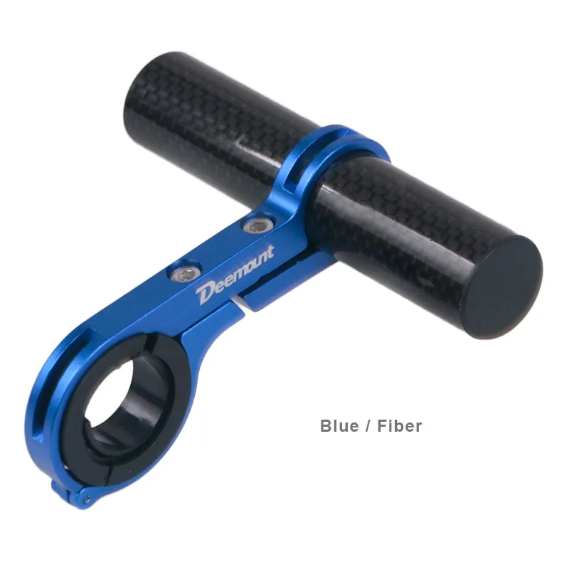 BuleFiber Велосипедный руль Расширенный дорожный держатель велосипеда фонарик Ручка Бар Аксессуары для велосипеда расширитель кронштейн Аксессуары для велосипеда - Цвет: BuleFiber