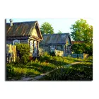 Алмазная мозаика 3D сделай сам, полноформатная круглая алмазная живопись для дома, полноразмерная вышивка крестиком, пейзаж