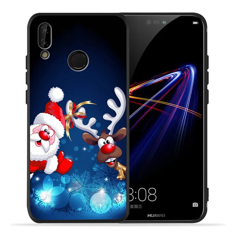 Merry Christmas Mickey для huawei P8 P10 P20 P30 mate 10 20 Honor 8 8X 8C 9 V20 10 Lite Plus Pro Чехол Coque Etui Funda - Цвет: H1429