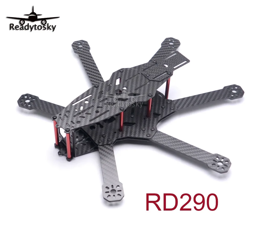 RD290 RD 290 гексакоптер рамка мм 6 осей 3K Углеродное волокно для FPV UAV|Детали и