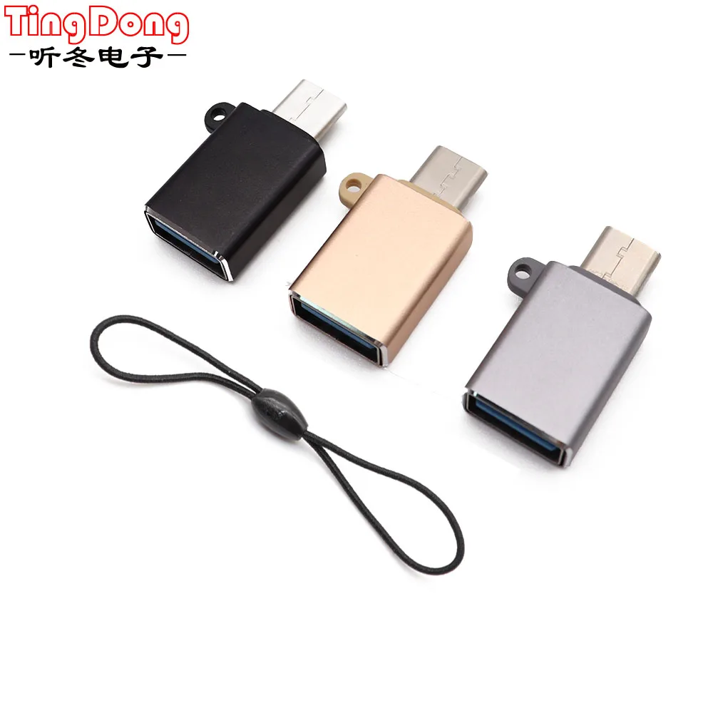 Переходник с Type C на USB 3 0 OTG кабель USBC конвертер для Huawei P20 Pro Samsung Xiaomi