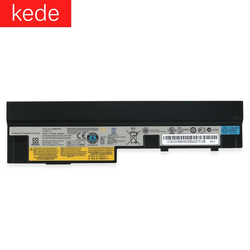 Kede Аккумулятор для ноутбука lenovo ideapad S10 3 S100 S110 U160 S100c S205s U165 L09S6Y14 L09M6Y14 11 1 В 48WH 6