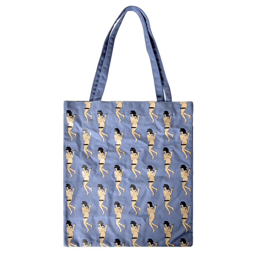KIITOS LIFE холщовые печатные хозяйственные сумки для женщин 2 сезона (FUN KIK)|bags for women|bag