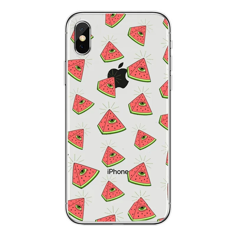 Seracase милый мультфильм фрукты ананас банан чехол для iPhone 8 8Plus 7 7Plus 5S SE Мягкие
