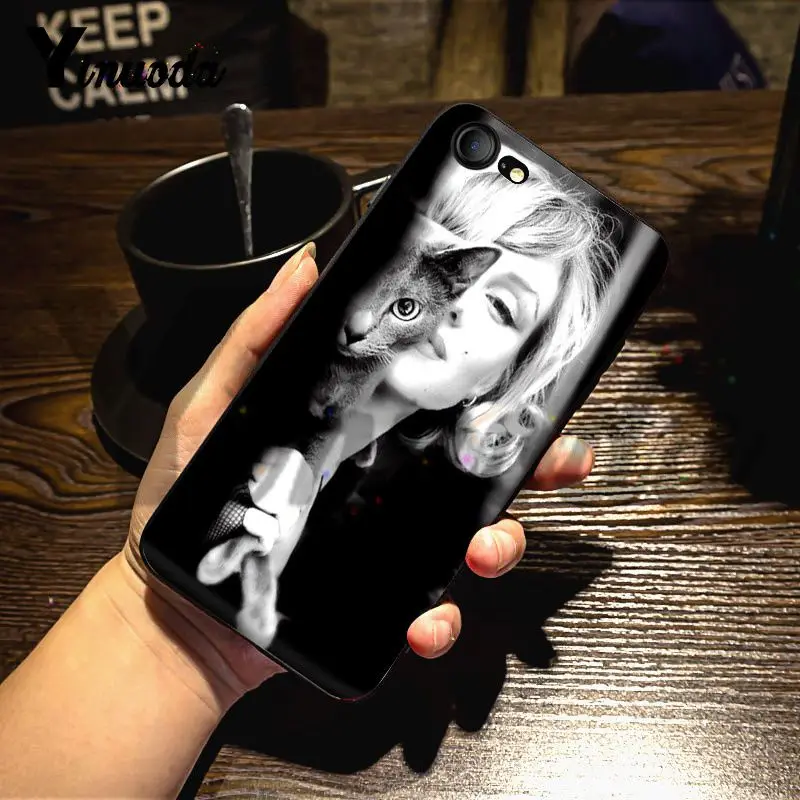 Yinuoda For iphone 7 6 X Case Marilyn Monroe Lovely Soft Silicon Phone Accessories for iPhone 6S 8 Plus 5 5S SE 5C | Мобильные