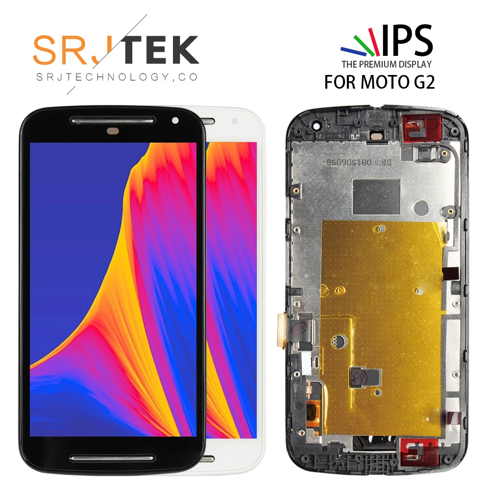 5 0 '񟡰x720 LCD для MOTOROLA MOTO G2 Дисплей G + 1 XT1063 XT1069 XT1068 с сенсорным экраном