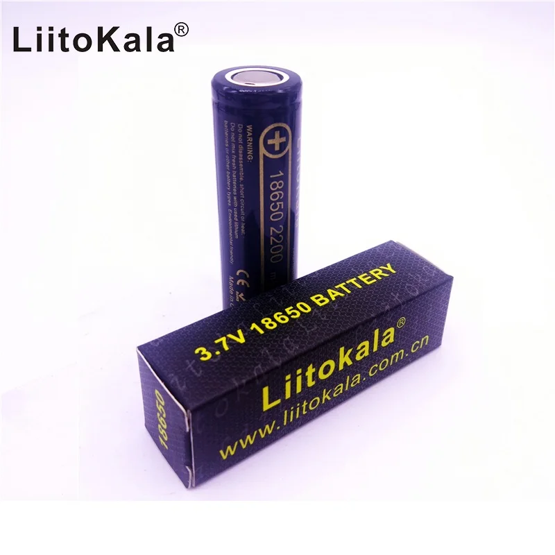 HK LiitoKala Lii-22A 3 7 В 18650 2200 мАч Батарея Перезаряжаемые | Электроника