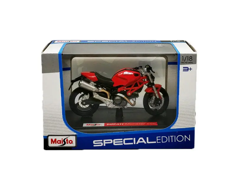 Maisto 1:18 Ducati Monster 696 мотоциклетный велосипед литая модель игрушка новинка в коробке|