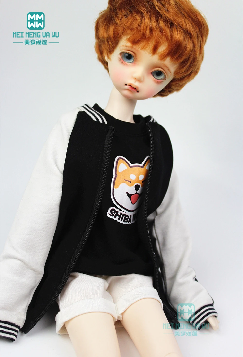 Аксессуары для кукол BJD Одежда куклы 1/4 MSD Модный свитшот подходит мальчиков и