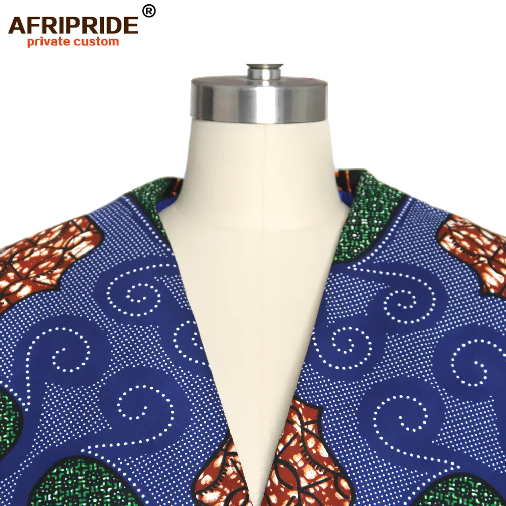 2019 африканские пальто для женщин AFRIPRIDE чистый хлопковый Базен riche Анкара печати