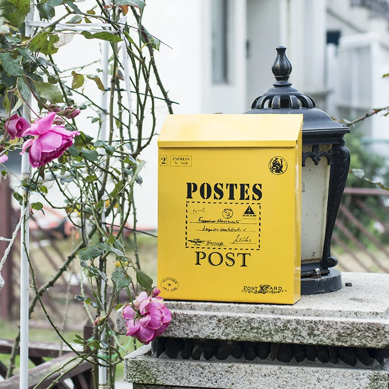 Домашний почтовый ящик садовый запираемый с замком для ключей наружный двора